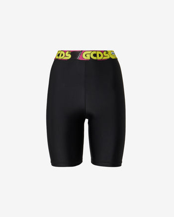 Spongebob Cyclist | Women Trousers Black | GCDS Spring/Summer 2023